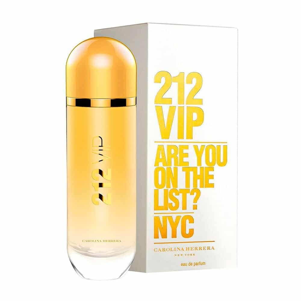 El Mejor Perfume 212 vip mujer 80 ml vainilla oriental envase capsula dorada