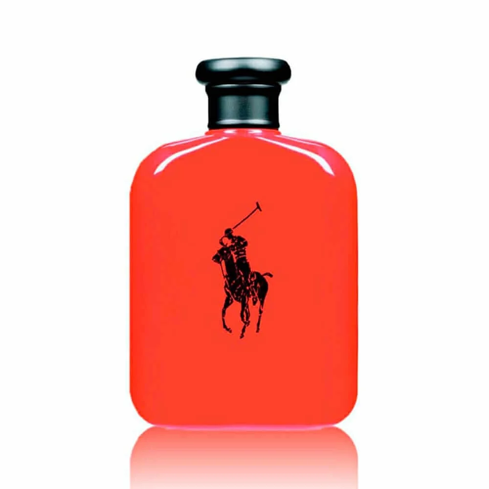 locion polo roja de hombre