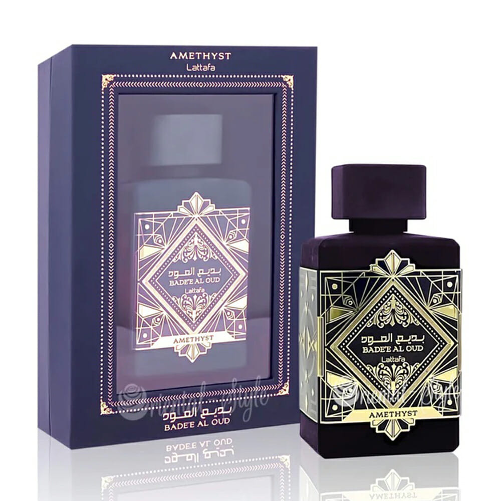 perfume-Bade'e Al Oud Amethyst-de -marca-lattafa-perfumes y marcas el mejor perume para hombre-mujer-unisex
