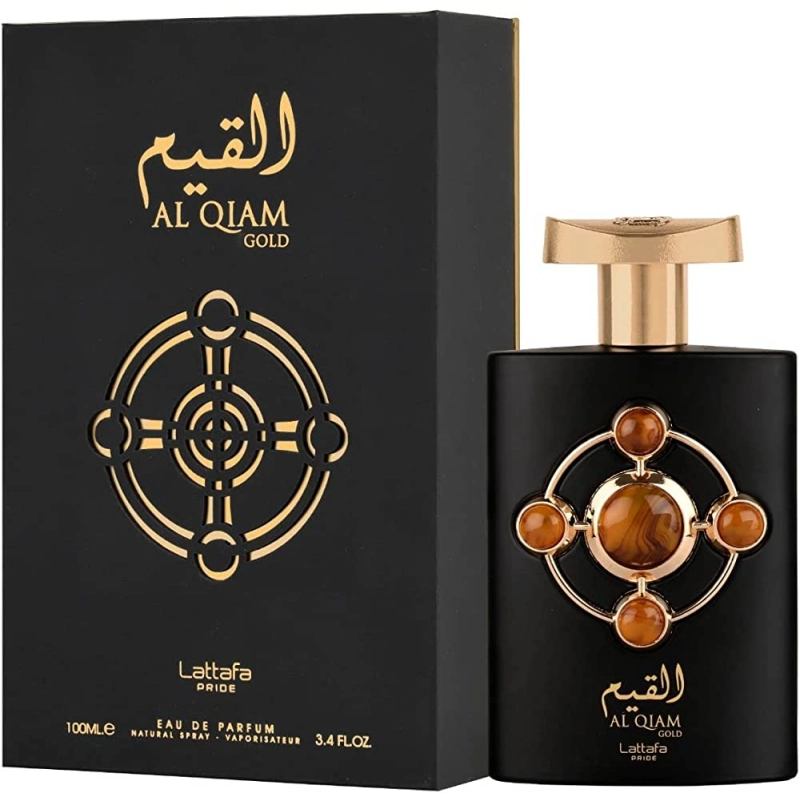 Perfume Arabe Al Qiam Gold de lattafa para mujer y hombre, 100ml, El Mejor Perfume y perfumes y marcas