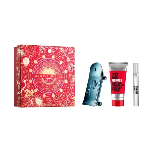 Carolina Herrera Estuche Set 212 Heroes Rojo